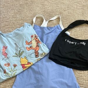 Cat & Jack Blue and Black Kids Matching Set